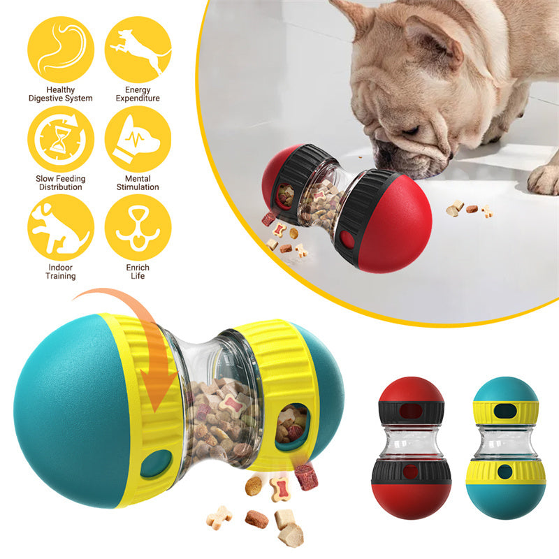 Juguete Dispensador de Comida para Perros - Tumbler Interactivo y Educativo